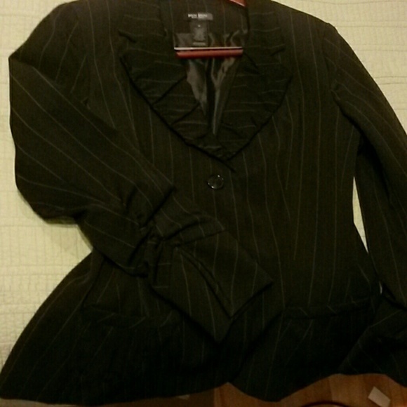 Bisou Bisou Jackets & Blazers - GIRLIE GANGSTER pinstripe blazer